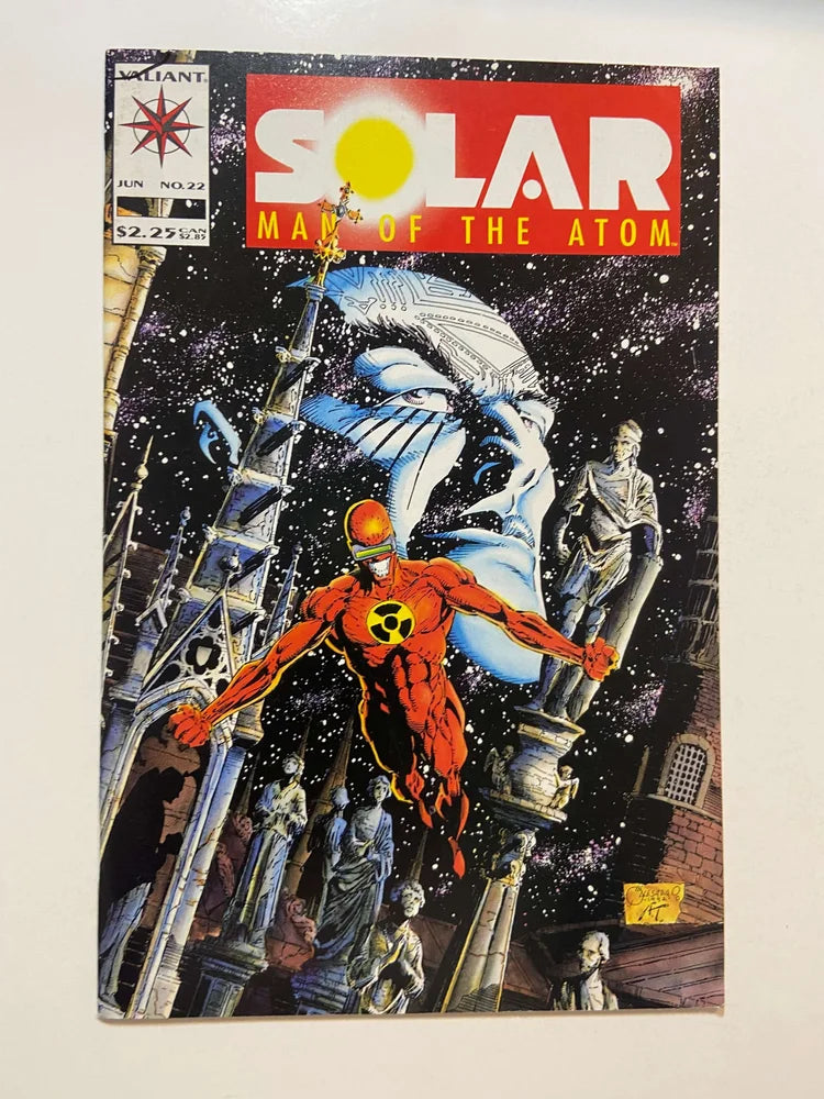 SOLAR MAN OF THE ATOM #22 Joe Quesada Cover