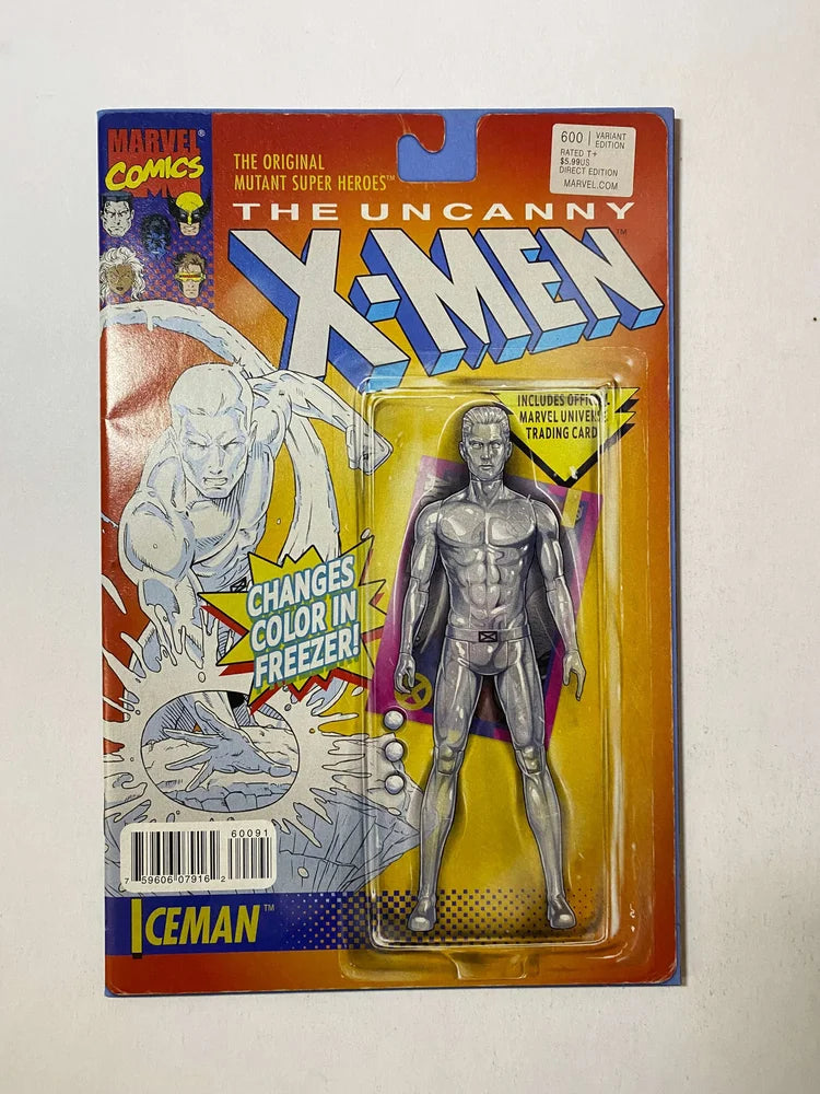 UNCANNY X-MEN #600 Ice Man  Action Figure Variant