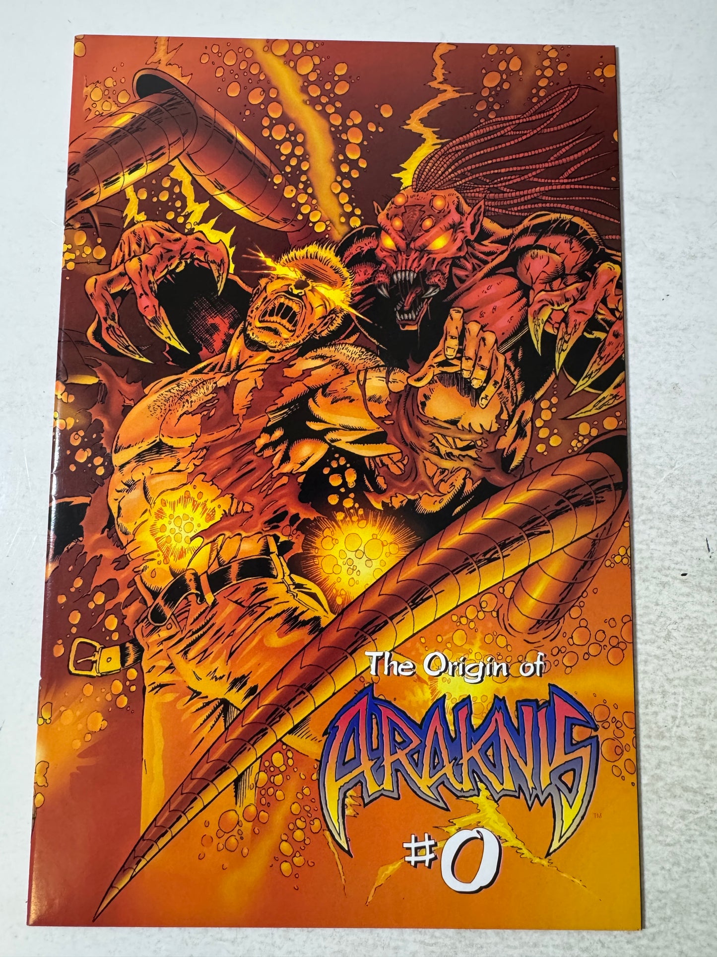 THE ORIGIN OF ARAKNIS #0 NM
