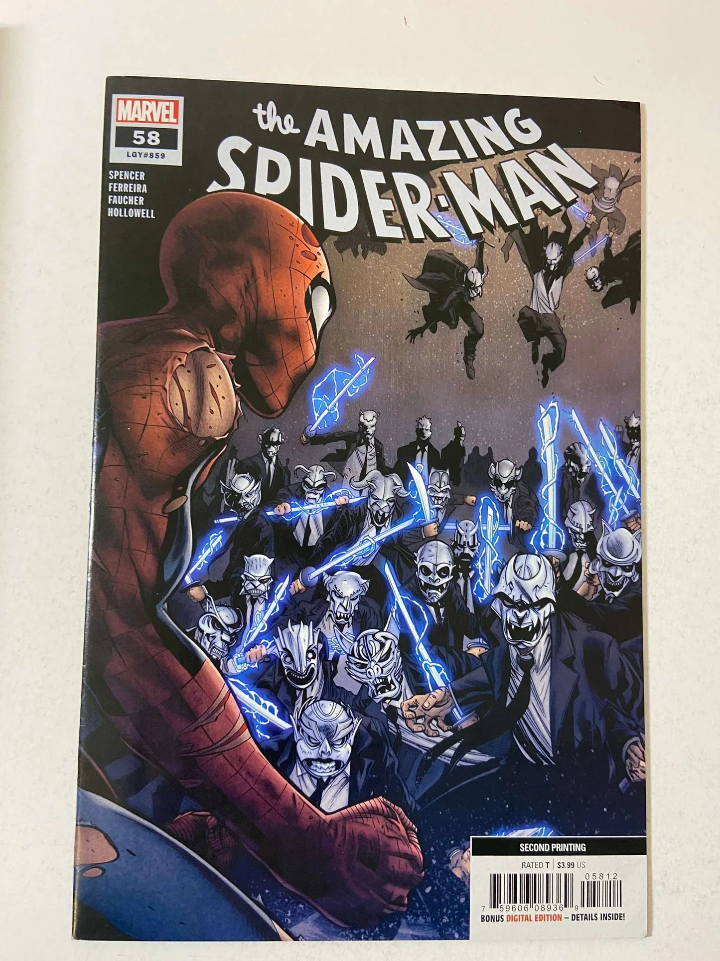 AMAZING SPIDER-MAN #58 Vol 5 2nd Print Variant