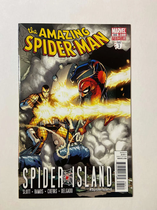 AMAZING SPIDER-MAN #669 NM Humberto Ramos Cover