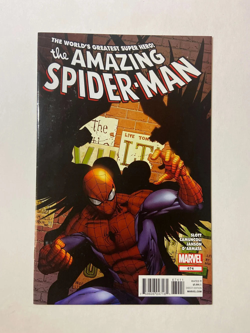 AMAZING SPIDER-MAN #674 NM