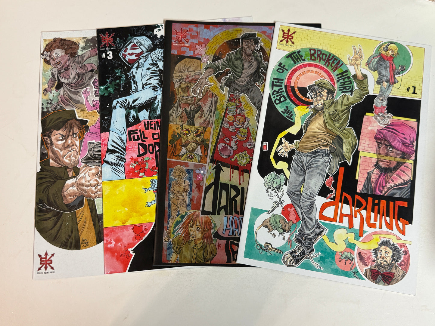 DARLING #1-4 NM B Variant Set