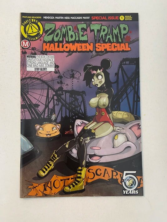 ZOMBIE TRAMP Halloween Special 2016 #1 NM Dan Mendoza Risque Variant