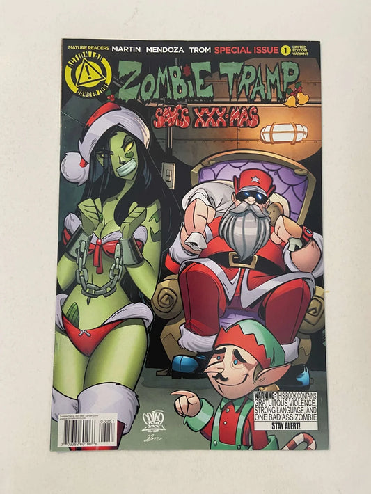 ZOMBIE TRAMP XXX-Mas Special #1 VF/NM Trom Variant