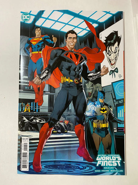 BATMAN SUPERMAN WORLD'S FINEST #19 NM Dan Mora Nic Cage Variant