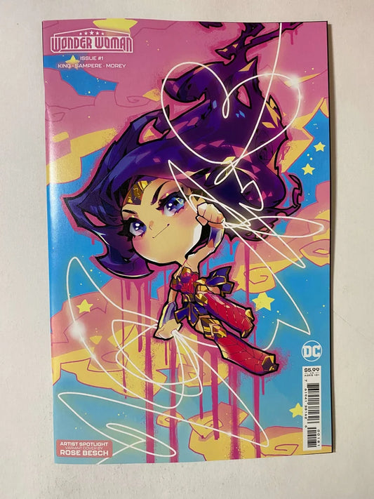 WONDER WOMAN #1 Vol 6 NM Rose Besch Variant  1ST APPEARANCE