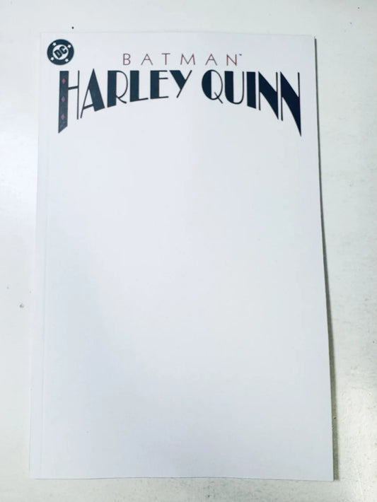 BATMAN HARLEY QUINN NM Facsimile Blank Variant