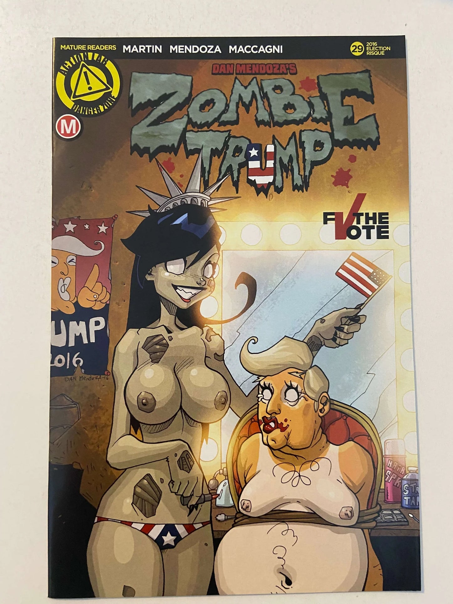 ZOMBIE TRAMP #29 Dan Mendoza Risque Trump Variant