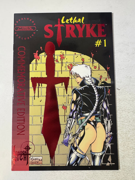 LETHAL STRYKE #1 VF- Commemorative Edition Comic Cavalcade Exclusive