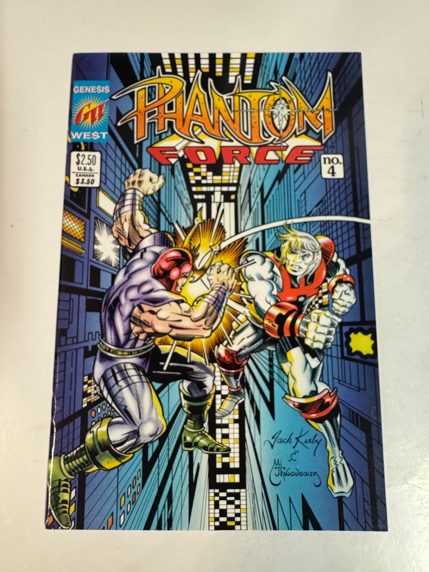 PHANTOM FORCE #4 NM Jack Kirby Cover (Genesis West)