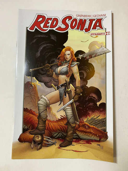 RED SONJA #3 Vol 7 NM Frank Cho B Variant (Dynamite)