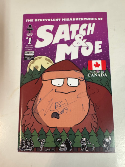 SATCH & MOE #1 NM SIGNED 3x