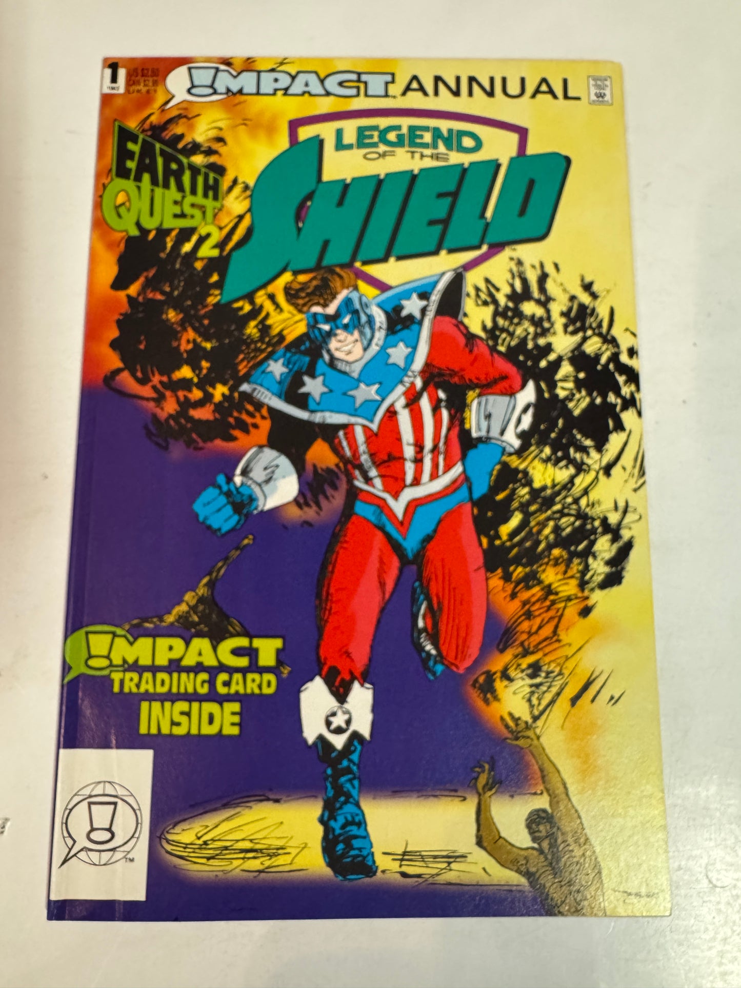LEGEND OF THE SHIELD ANNUAL #1 VF+