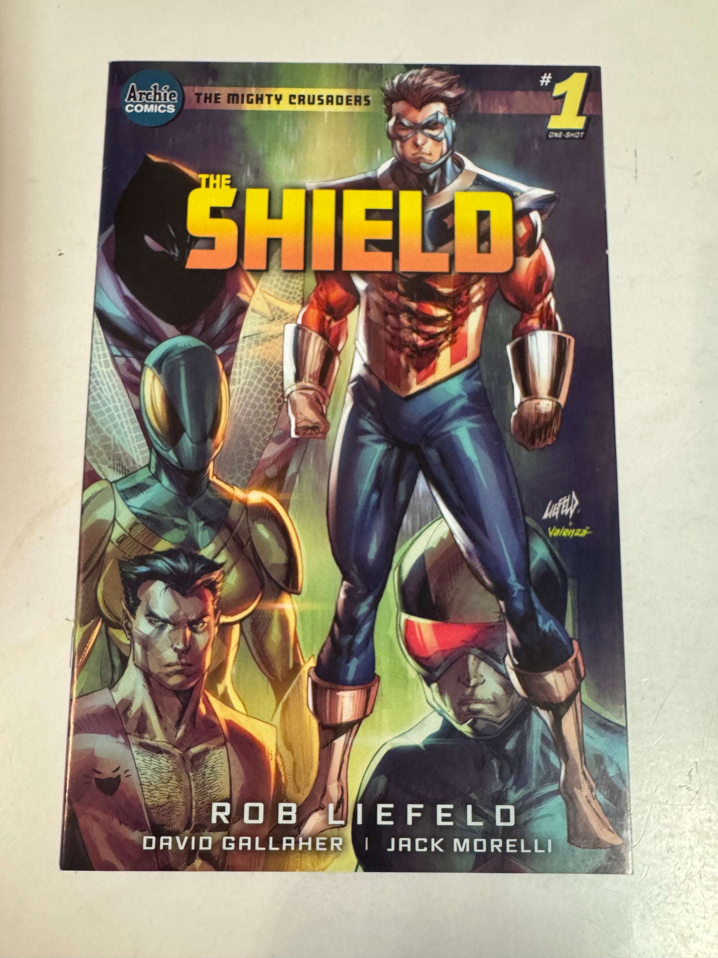 THE MIGHTY CRUSADERS The SHIELD #1 NM Rob Liefeld F Variant