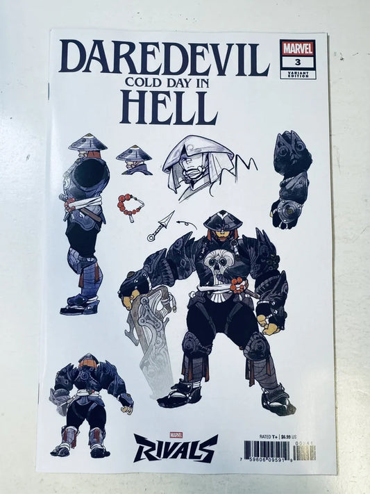 DAREDEVIL Cold Day In Hell #3 NM Marvel Rivals Variant