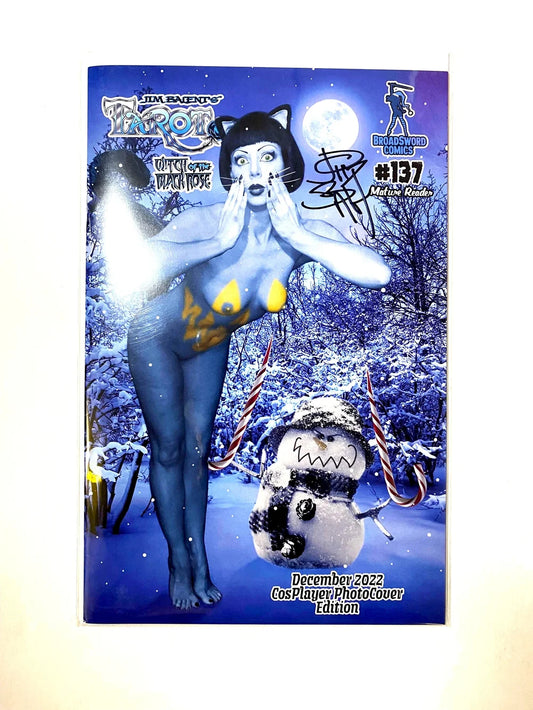 JIM BALENT'S TAROT Witch of The Black Rose #137 NM Nude Photo Variant SIGNED by Jim Balent