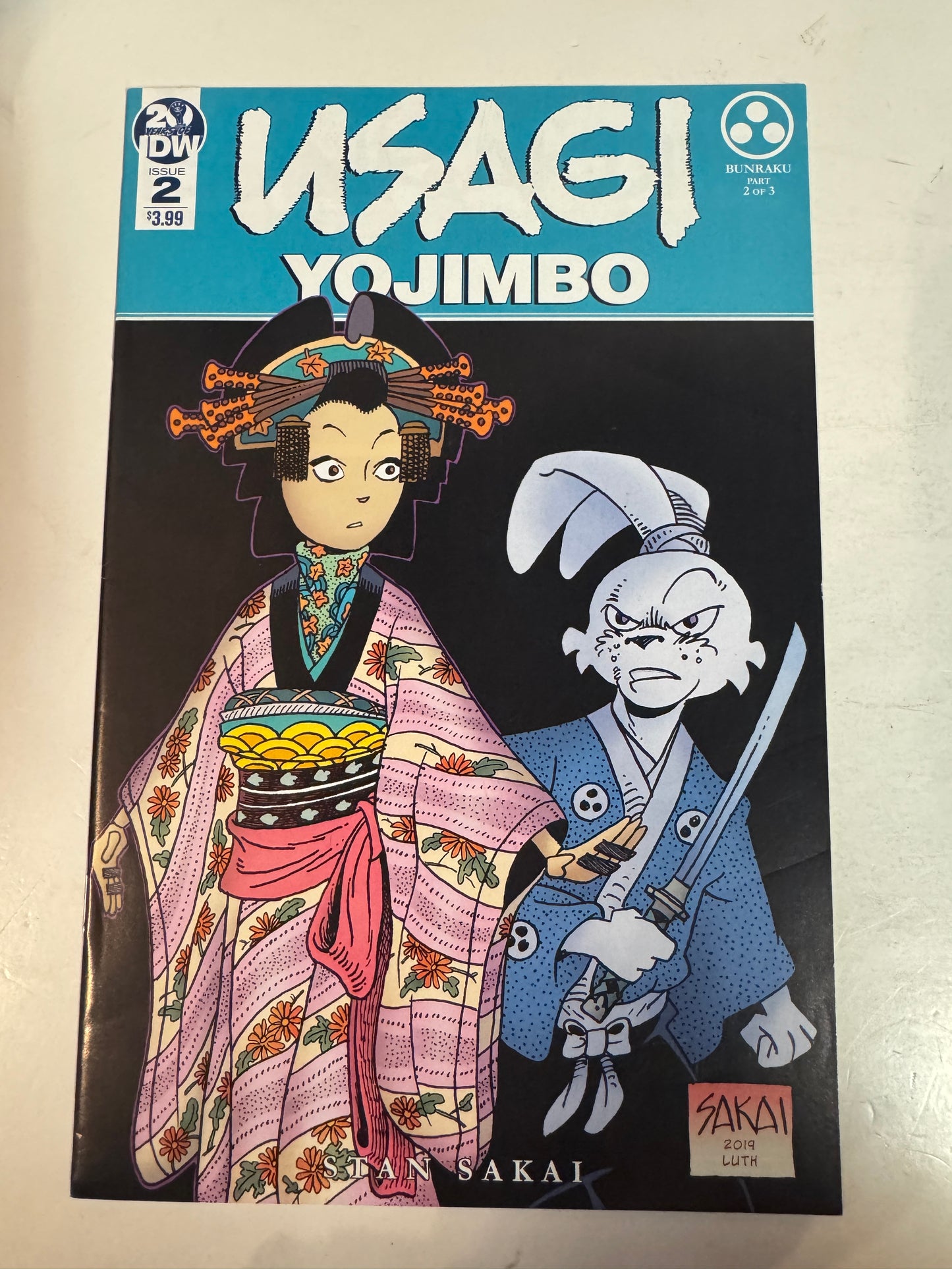 USAGI YOJIMBO Bunraku #2 NM- (IDW)