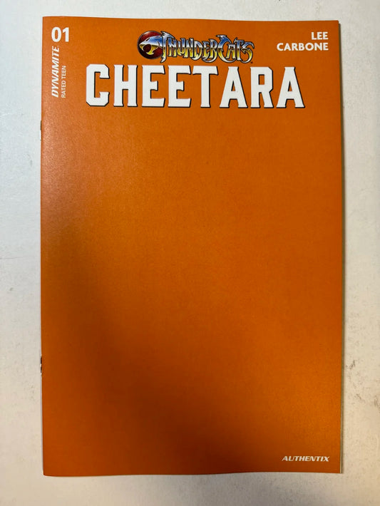 THUNDERCATS CHEETARA #1 NM Orange Blank Variant