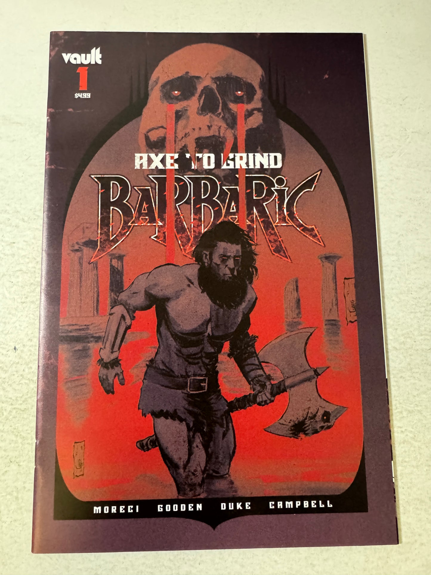 BARBARIC Axe To Grind #1 VF 1:75 Shehan Variant