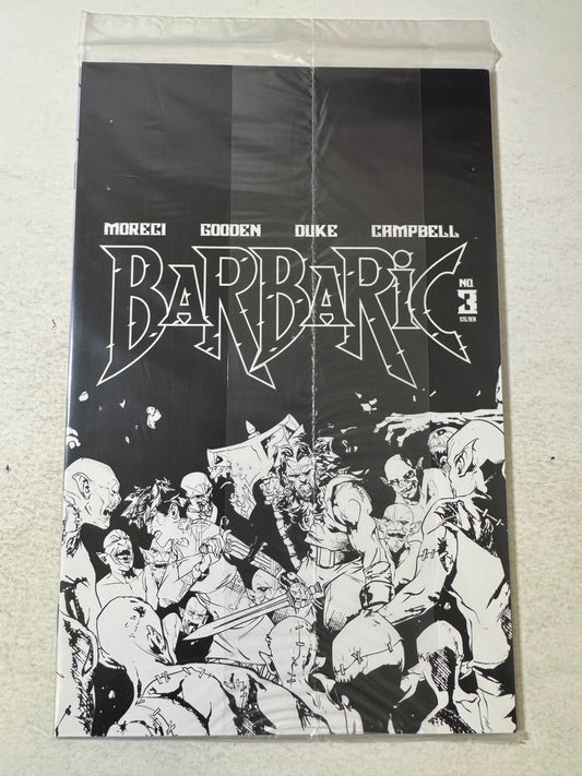 BARBARIC #3 NM Tim Seeley Undressed Variant Sealed