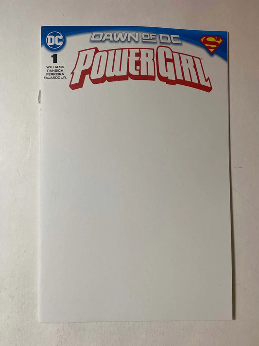 POWER GIRL #1 NM Blank Variant