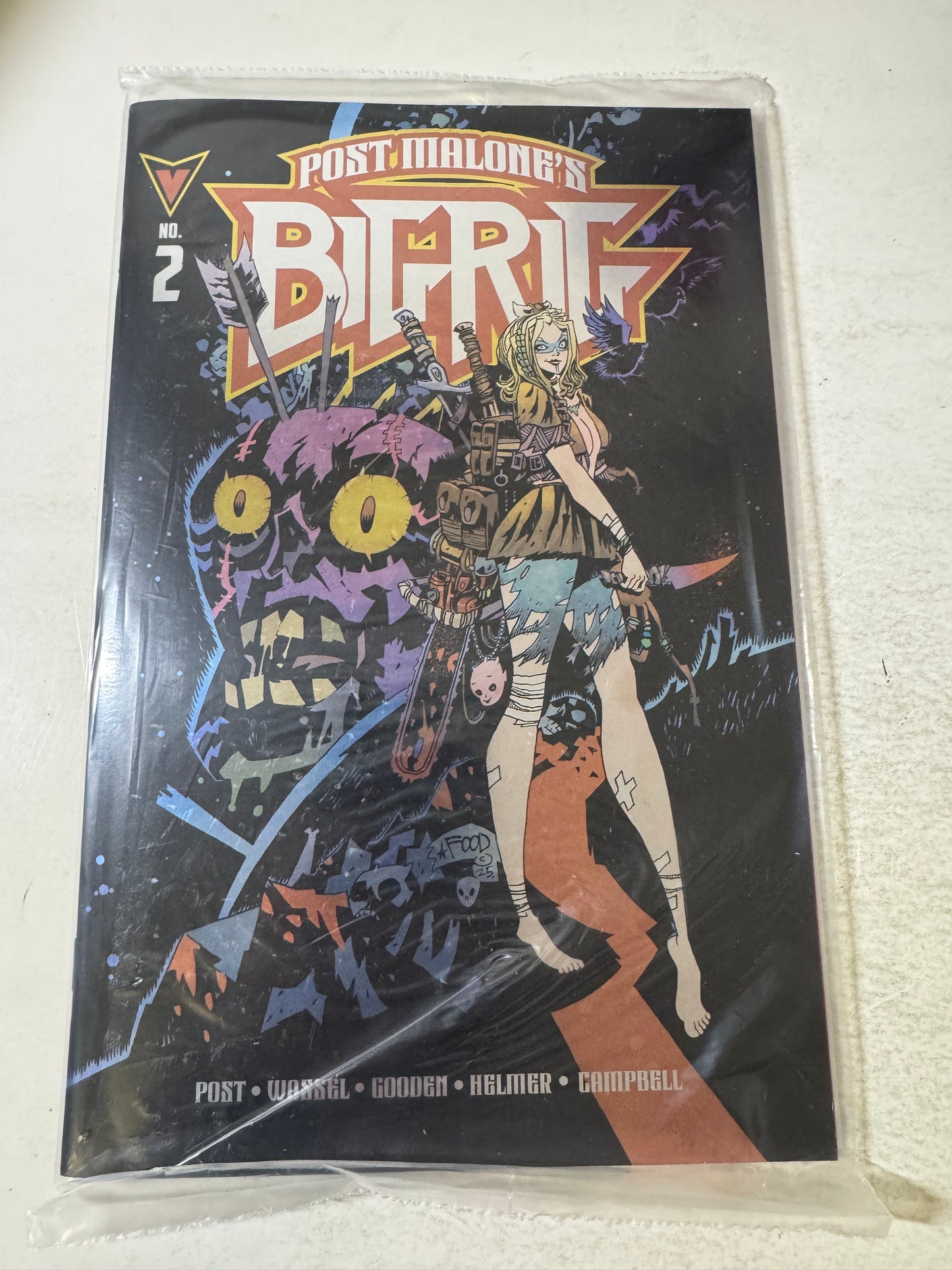 POST MALONE'S BIG RIG #2 NM  Jim Mahfood Foil Variant