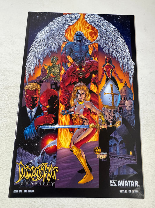 DEMONSLAYER PROPHECY #1 NM- NM Bad Omens Variant LTD to 1000