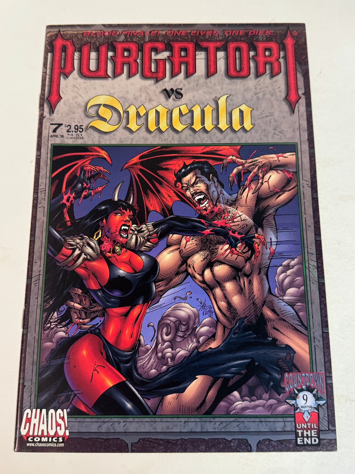 PURGATORI #7 NM- (Vs Dracula)