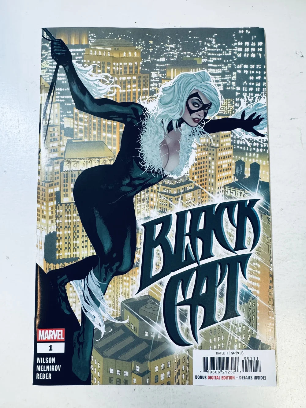 BLACK CAT #1 Vol 4 Adam Hughes Cover