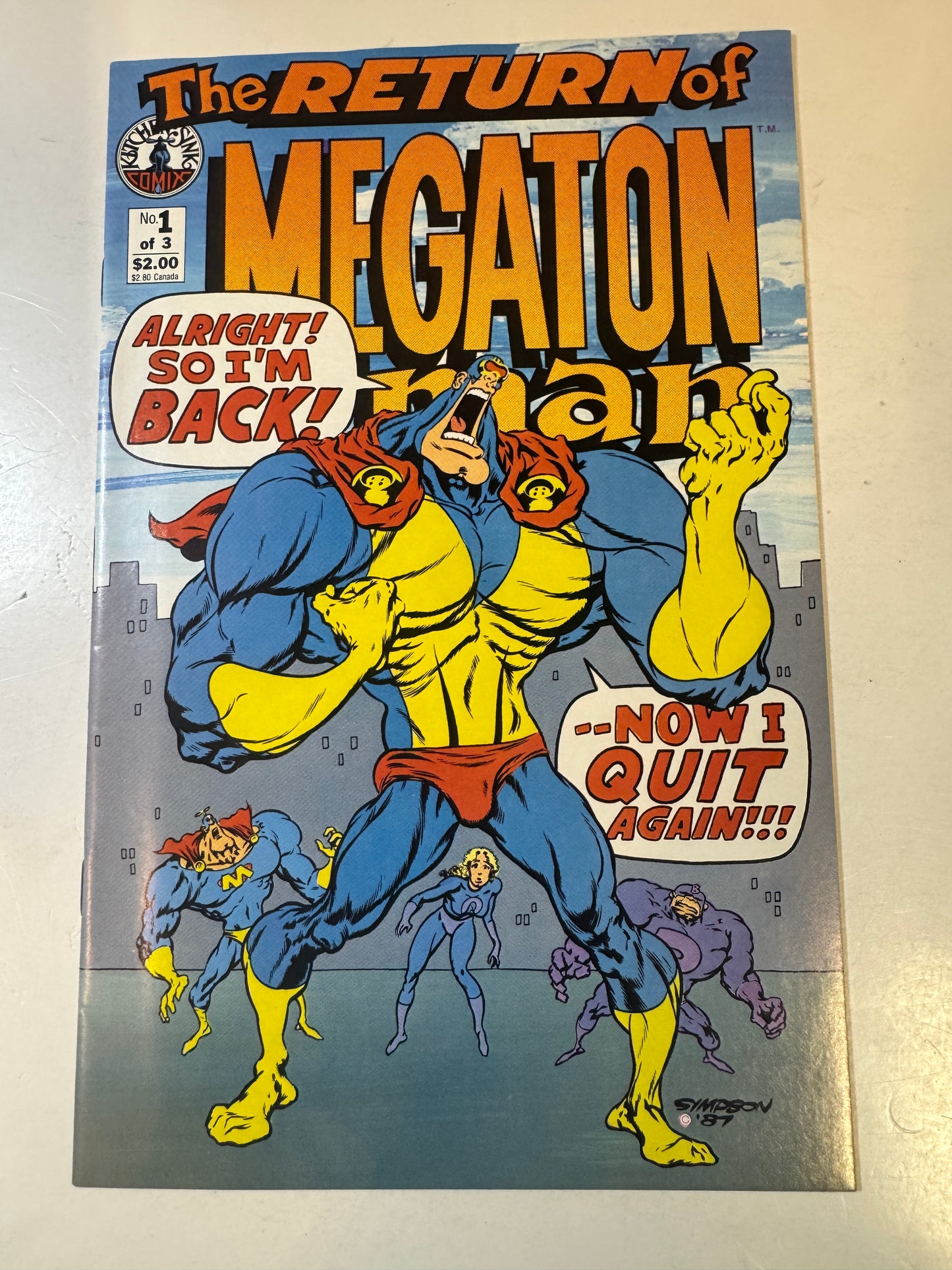 THE RETURN OF MEGATON MAN #1 NM-
