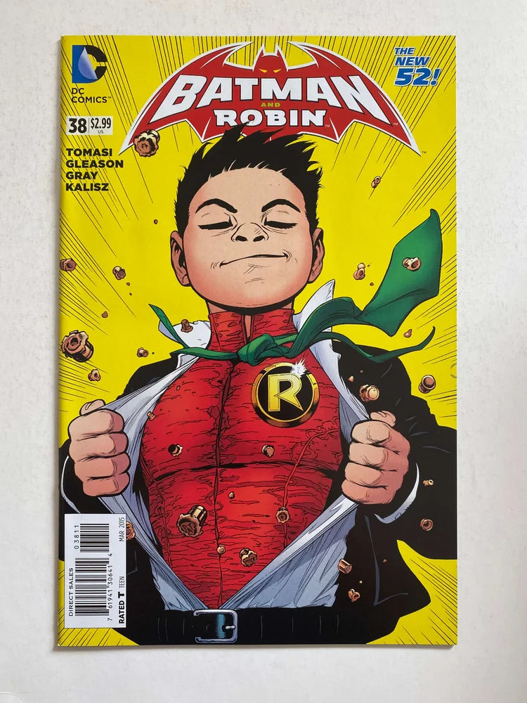 BATMAN & ROBIN #38 Vol 2 NM Patrick Gleason Cover