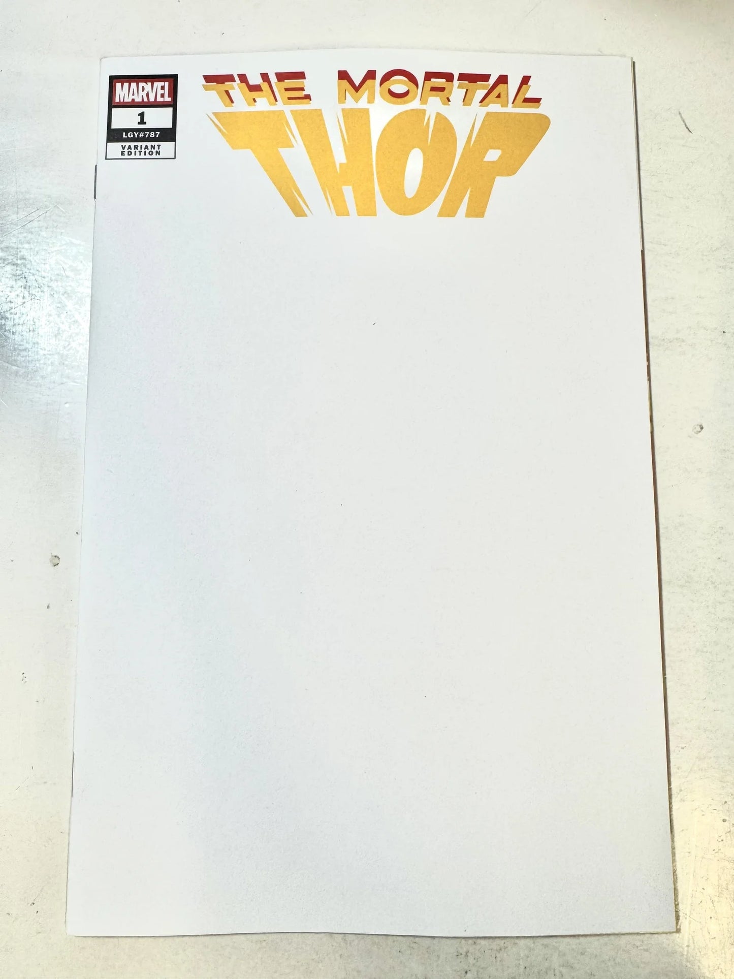 MORTAL THOR #1 NM Blank Variant