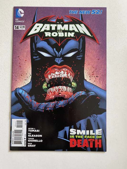 BATMAN & ROBIN #14 Vol 2 NM Patrick Gleason Cover