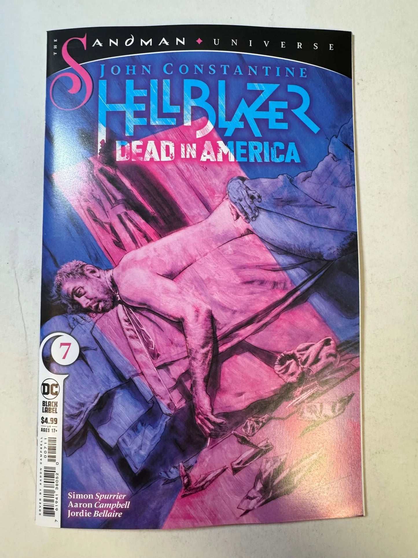 JOHN CONSTANTINE HELLBLAZER Dead In America #7 NM