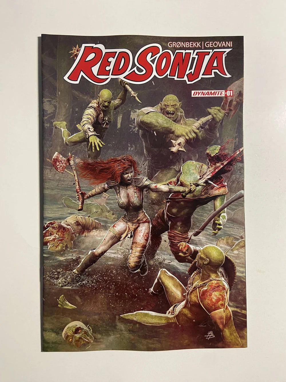 RED SONJA #1 Vol 7 NM 1:10 Bjorn Barends Variant (Dynamite)