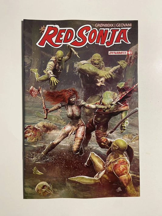 RED SONJA #1 Vol 7 NM 1:10 Bjorn Barends Variant (Dynamite)