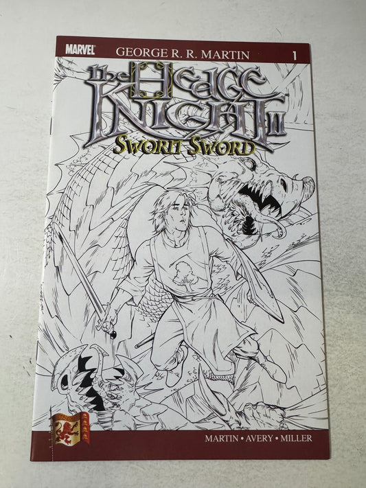 HEDGE KNIGHT Sworn Sword II #1 NM B/W Variant