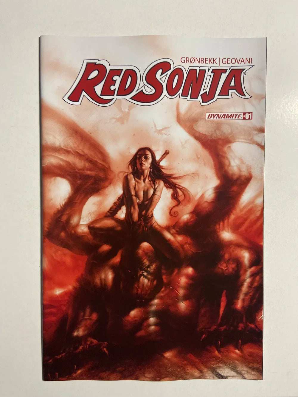 RED SONJA #1 Vol 7 NM 1:25 Lucio Parrillo Tint Variant (Dynamite)