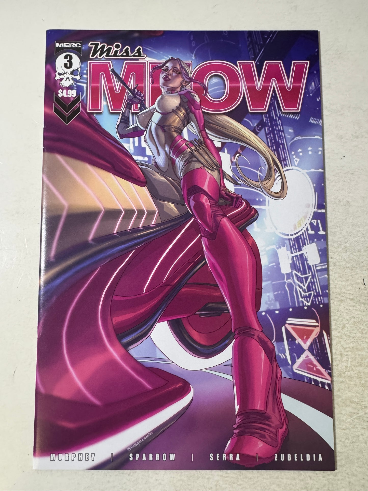 MISS MEOW #3 NM 2nd Print Pete Woods Variant