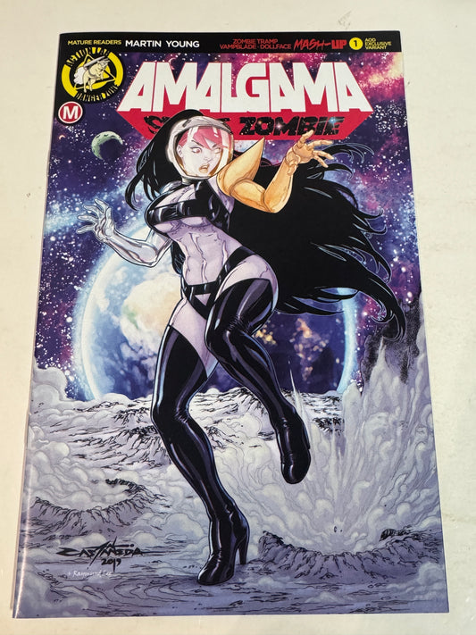 AMALGAMA SPACE ZOMBIE #1 NM Castanada Variant LTD 350