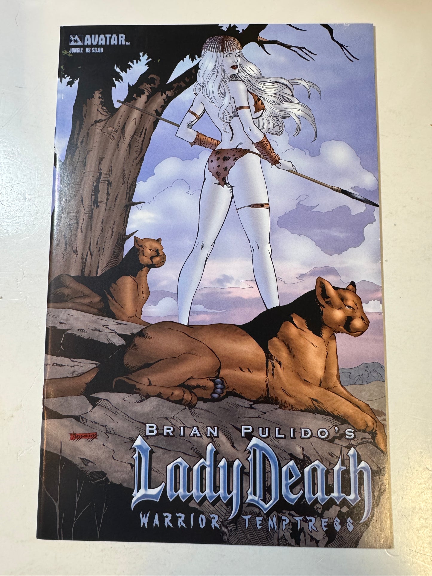LADY DEATH Warrior Temptress NM Jungle Variant