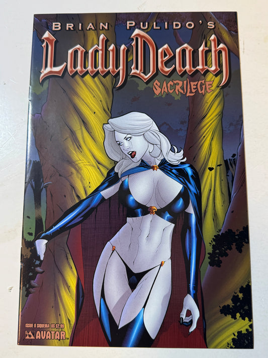 LADY DEATH Sacrilege #0 NM Siqueira Variant