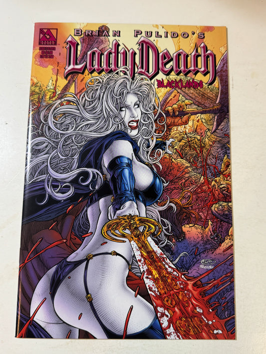 LADY DEATH Sacrilege #2 NM Slayer Variant LTD 750