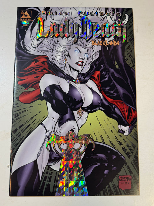 LADY DEATH Blacklands #1 NM- Prism Foil Variant