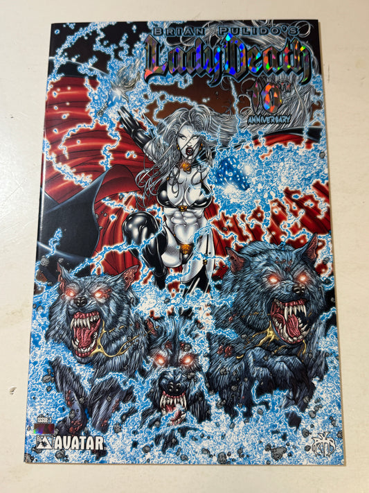 LADY DEATH 10th Anniversary #1  Prism Foil Variant LTD 500