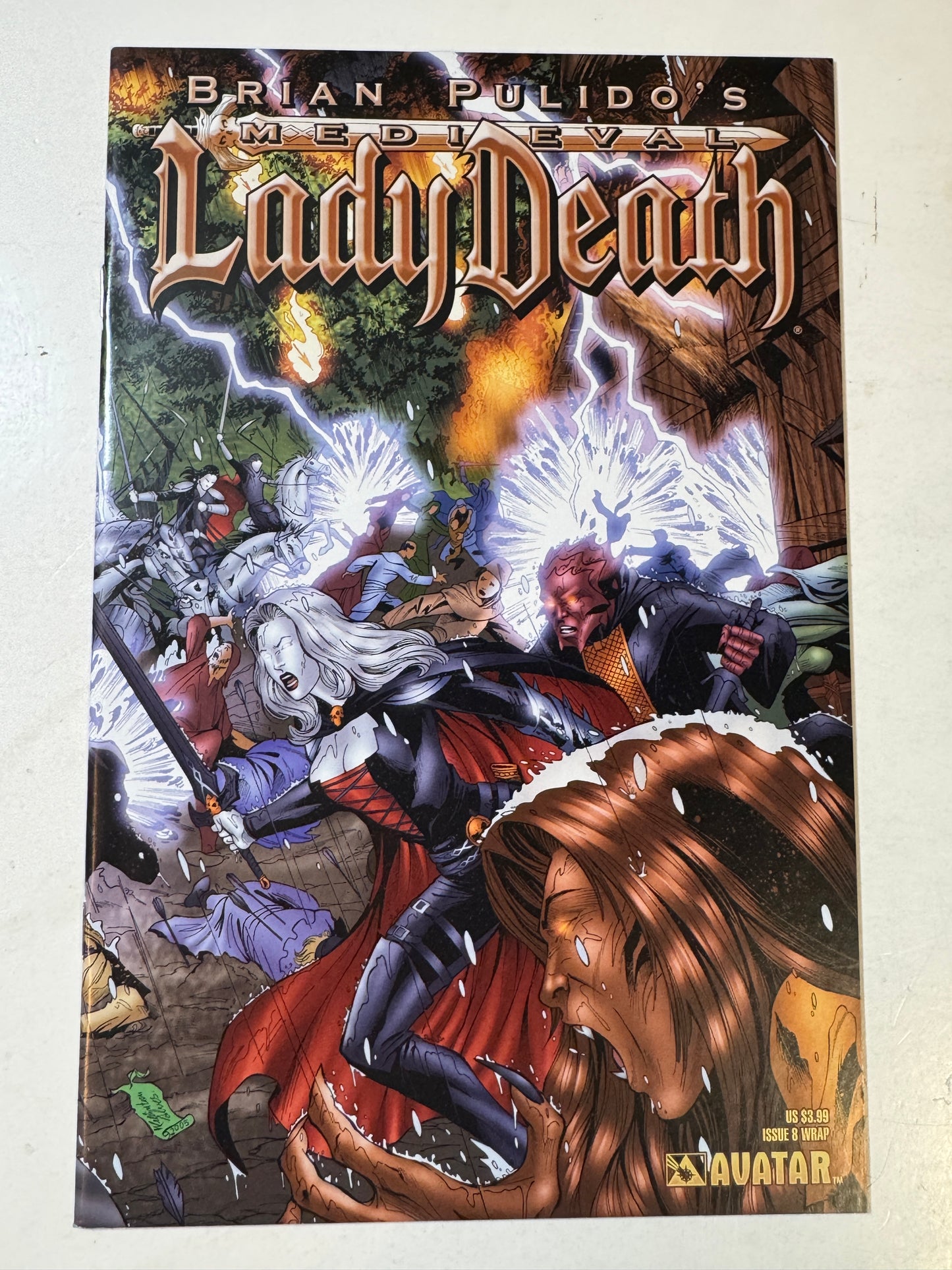 MEDIEVAL LADY DEATH #8 NM Wrap Variant