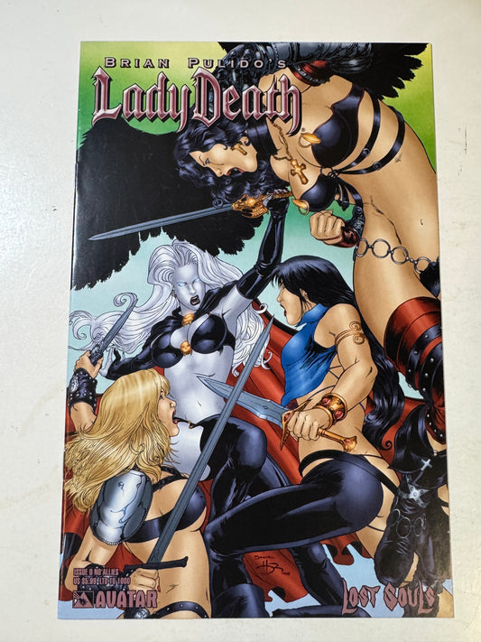 LADY DEATH Lost Souls #0 No Allies Variant LTD 1000
