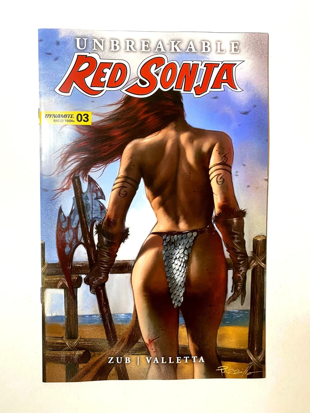 UNBREAKABLE RED SONJA #3 NM Lucio Parrillo Cover