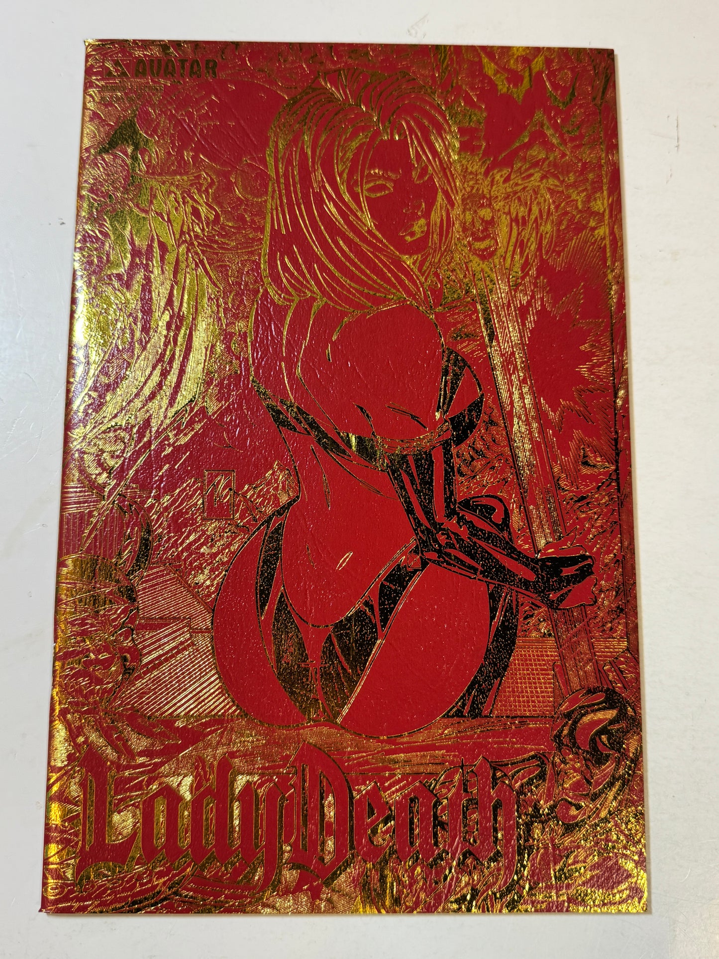 LADY DEATH Annual #1 NM Red Leather Variant